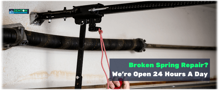 Broken Garage Door Spring Repair Denton TX (940) 978-3633